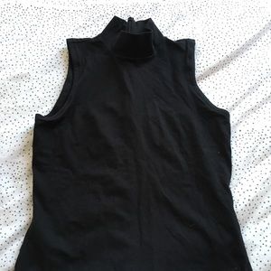 Mock next black tank top
